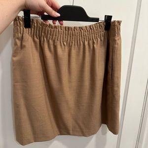 JCREW TAN MINI SKIRT